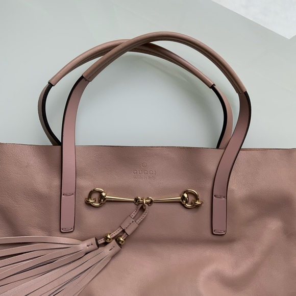 Gucci Mauve Leather Tote Bag 296006 - Picture 2 of 7